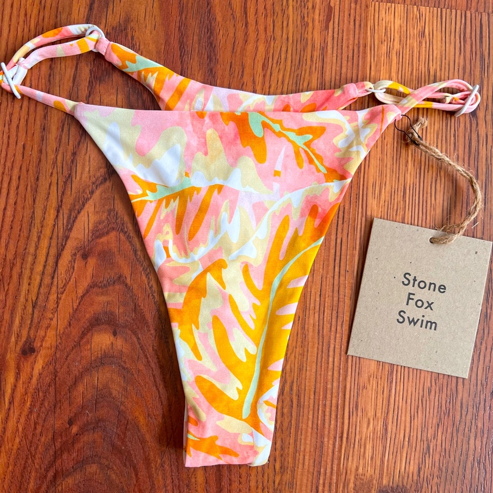 NWT stone fox swim bikini bottom